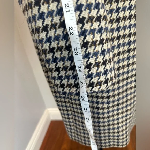 Lauren Ralph Lauren Women's welt pockets reefer Houndstooth Coat - Picture 4 of 11